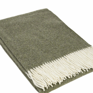 HYGGE HOME KASHMIIR/MERIINO VILLANE PLEED  140x200cm KHAKI