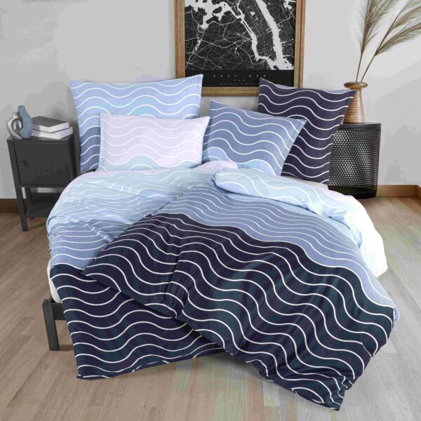 HYGGE HOME satiinvoodipesu MARE GREY 150x210cm, 50x60cm