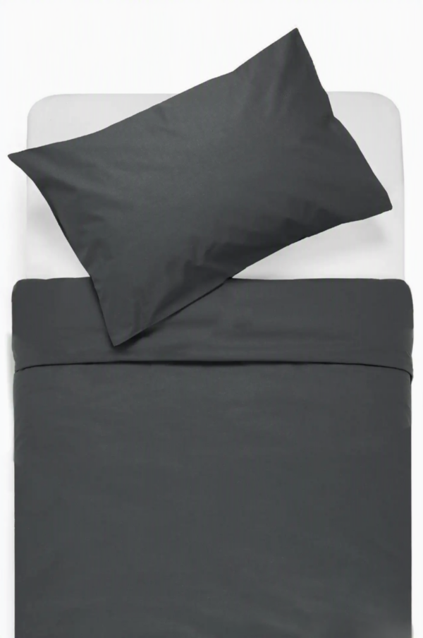 HYGGE HOME satiinvoodipesu TC300 STONE GREY 150x210cm, 50x60cm